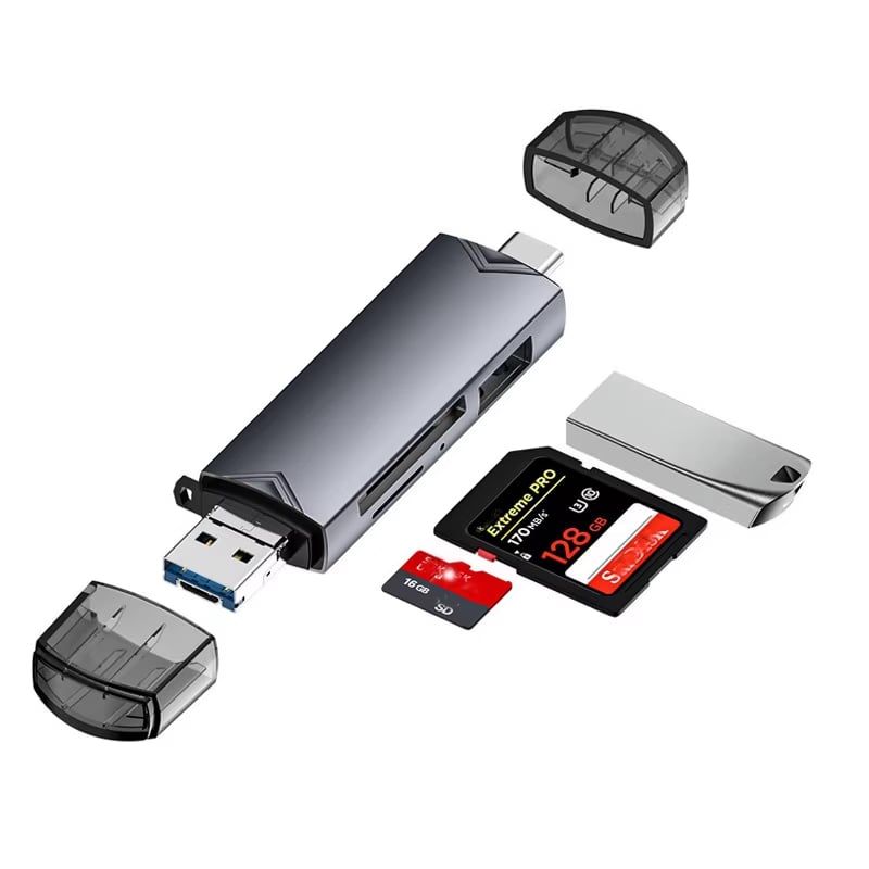 6 in1 Card Grey