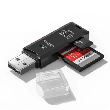 SpeedMaster 2-in-1 High-Speed USB Card Reader Pro