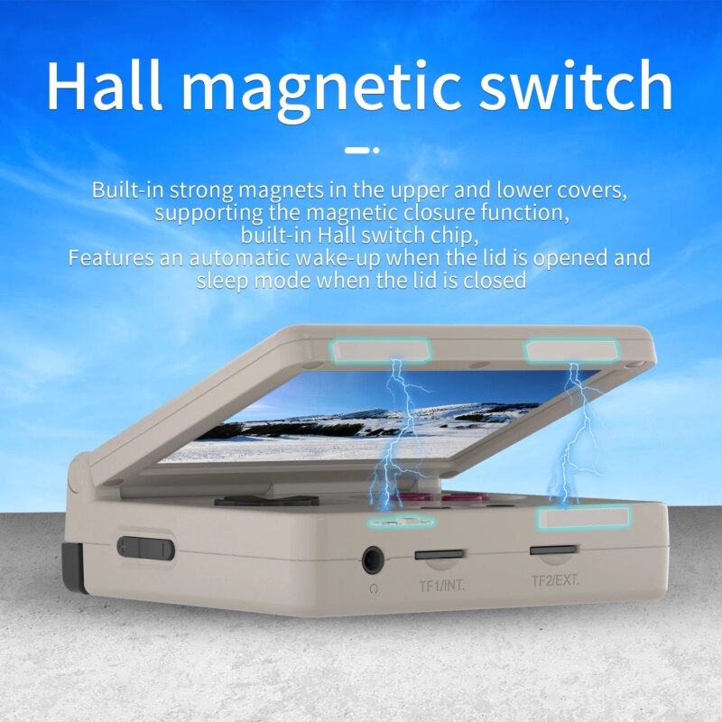 ANBERNIC RG35XXSP Retro Flip Handheld Game Console - Image 3