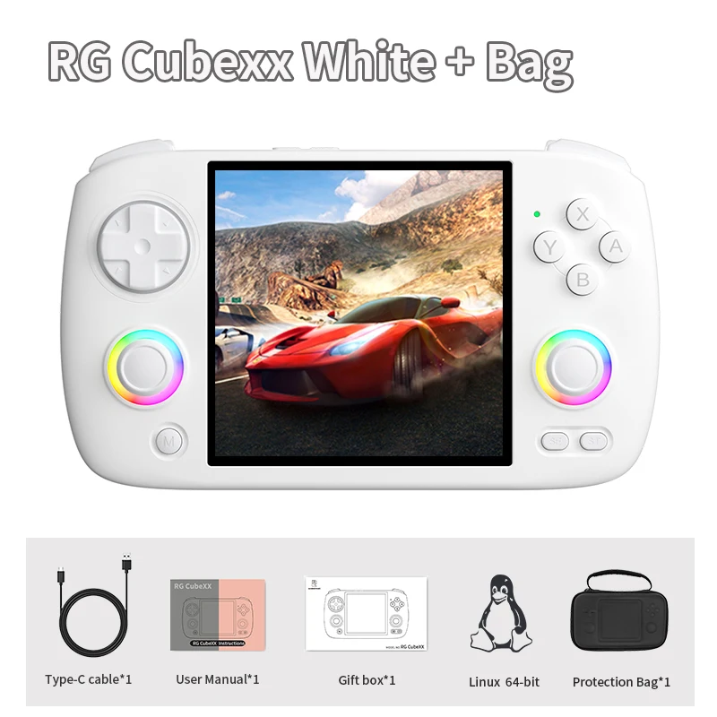 White with Bag