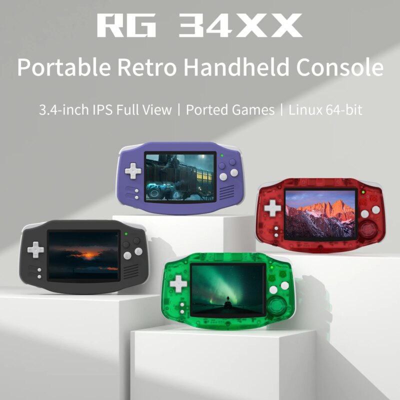 ANBERNIC RG34XX Retro Video Handheld Game Console - Image 2