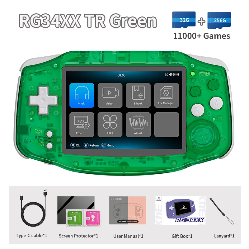 Green 256G 11K Games