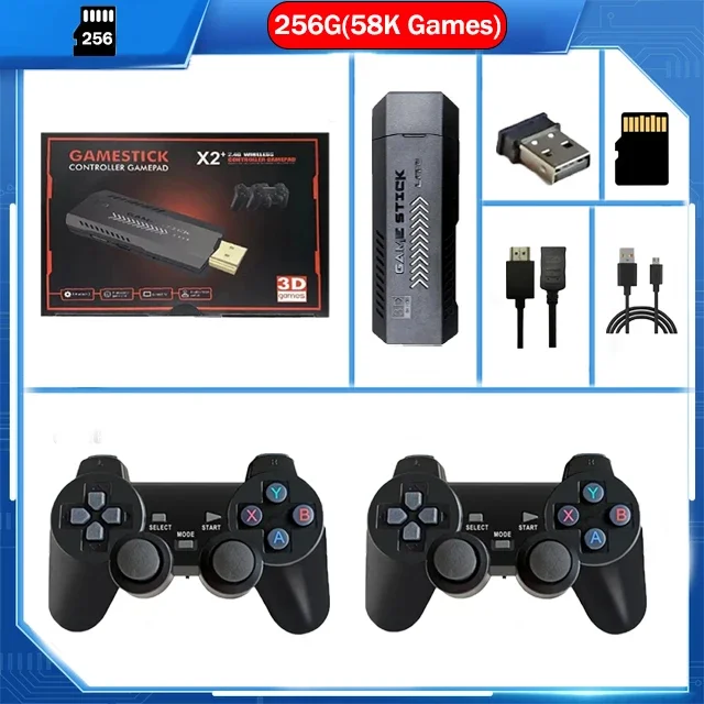 256GB 2 Gamepads