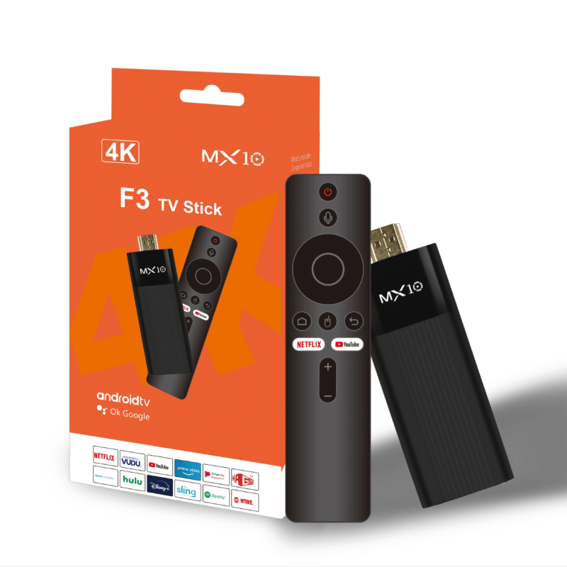 Nostryx M10-F3 Android TV Box | 8K UHD | Wi-Fi 6 | Dual-Band 2.4/5G | Android 13