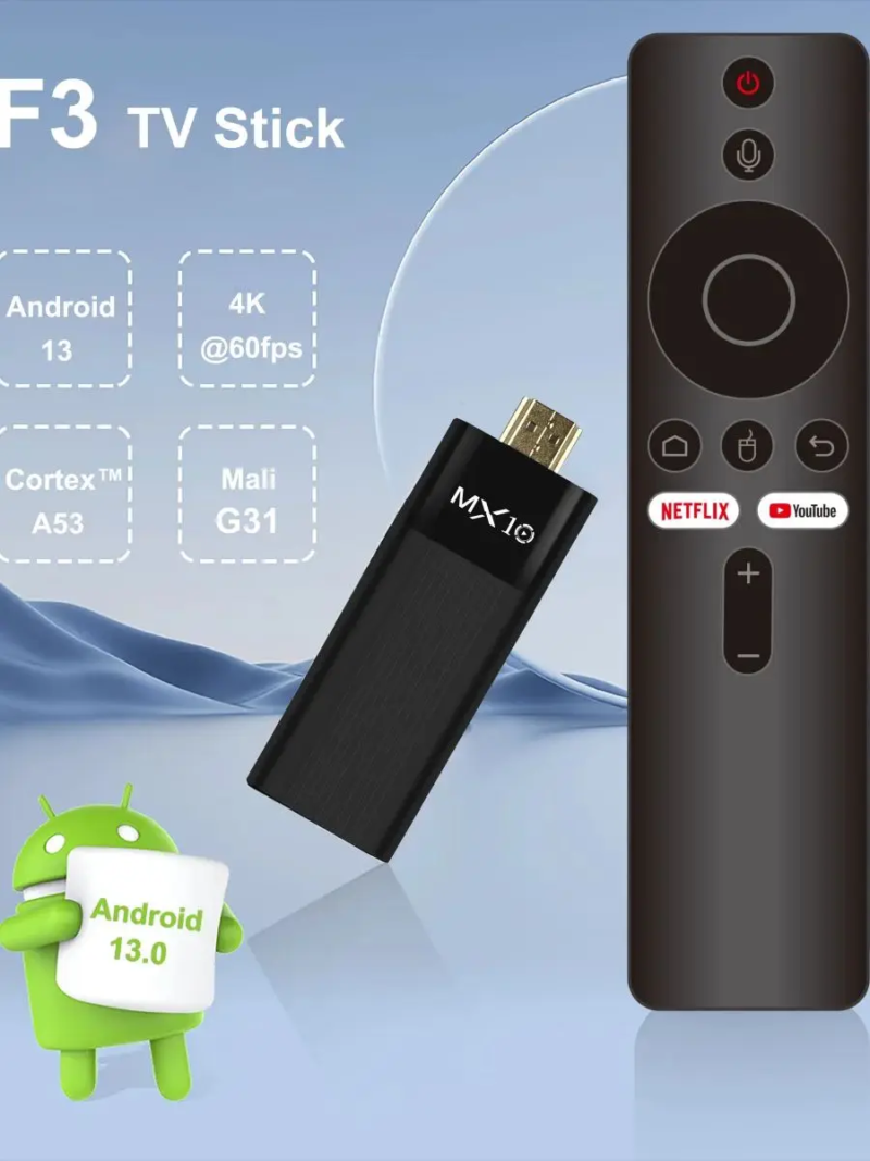 Nostryx M10-F3 Android TV Box | 8K UHD | Wi-Fi 6 | Dual-Band 2.4/5G | Android 13 - Image 2