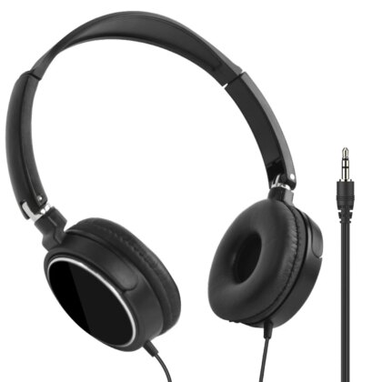 SoundNest™ FoldPro 3.5mm Wired Headphones – Foldable Stereo Headset for Music & Gaming