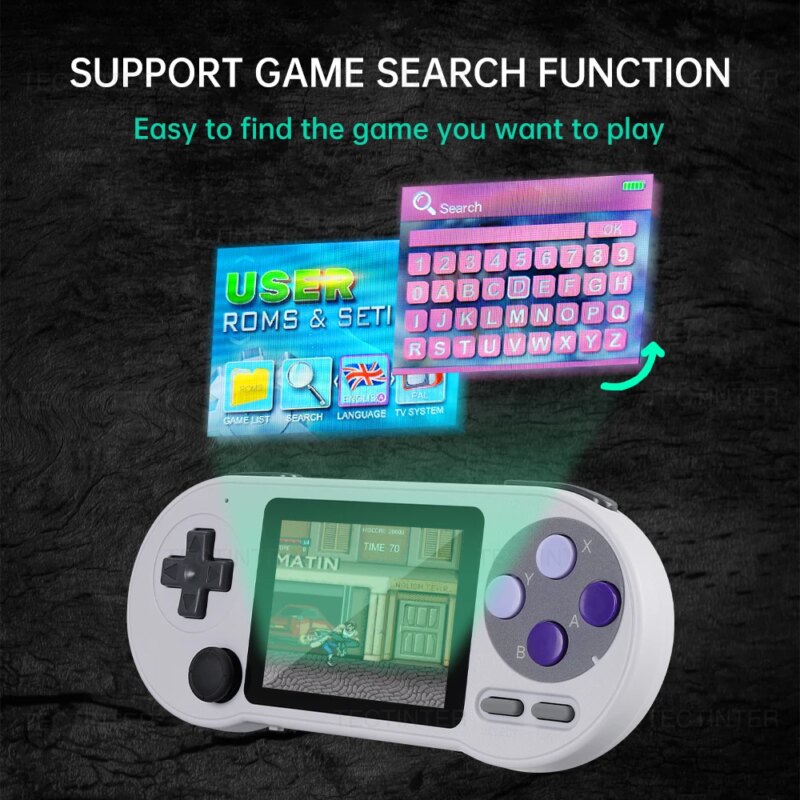 DPF4000 3-Inch IPS Screen Handheld Game Console - Image 3